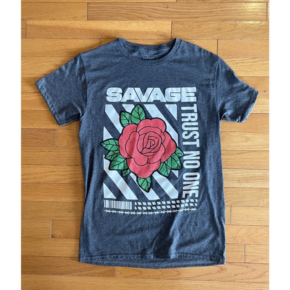 Return to Sender Other - Return To Sender Savage Trust No One Shirt Men's S Gray Graphic Tee